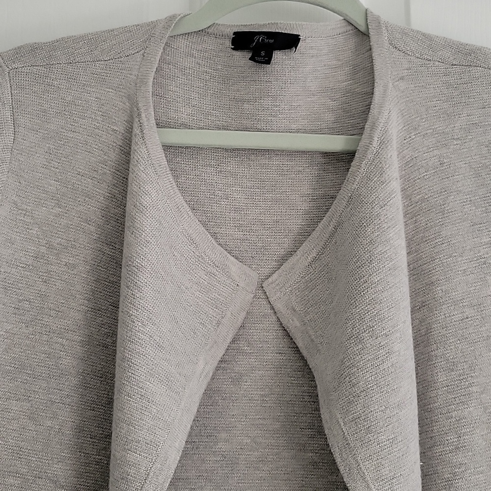J. Crew Gray Juliette Sweater Jacket Cardigan Size Small